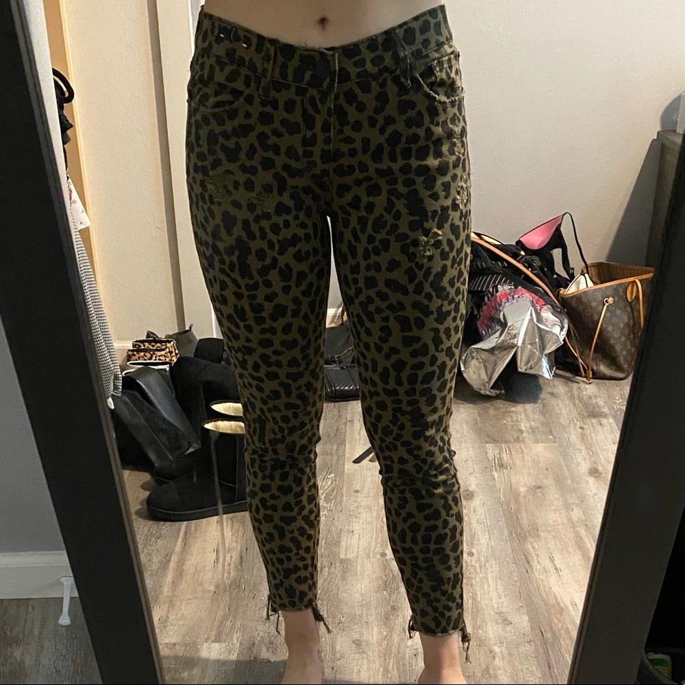 Cheetah pants from express